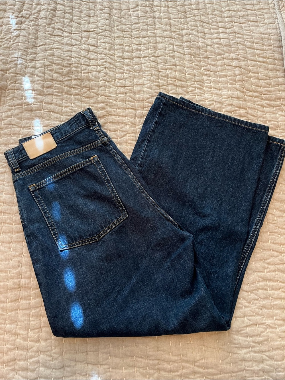 Everlane Dark Indigo Wide-Leg Jeans